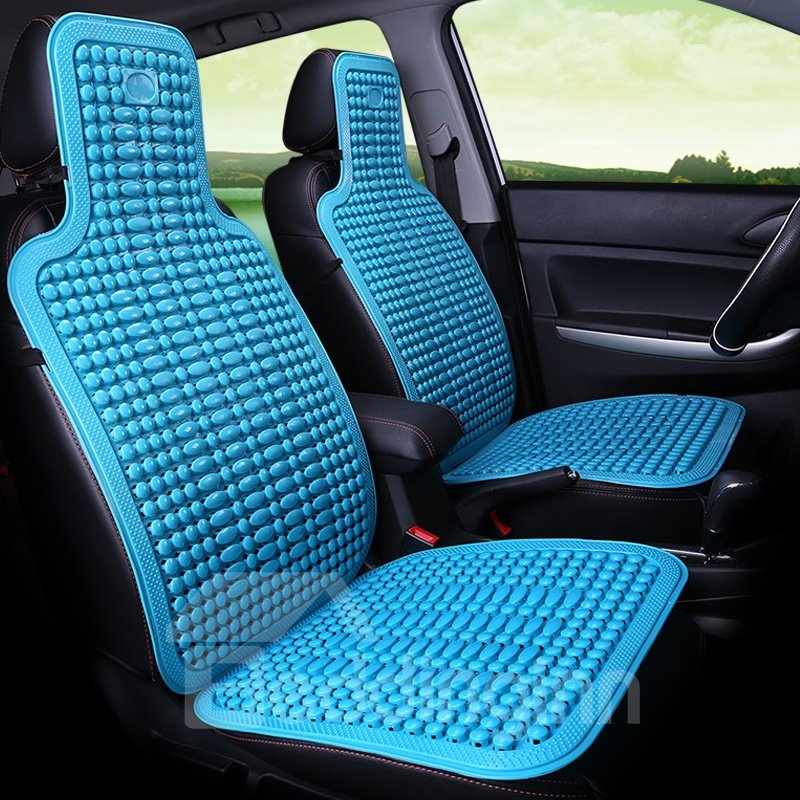 Cool Ice Bead Pure Color Vorderer Einzelsitz-Universal-Autositzbezug 
