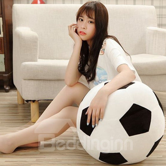 Personalized Sports Soccer Ball Shaped Decorative Pillow