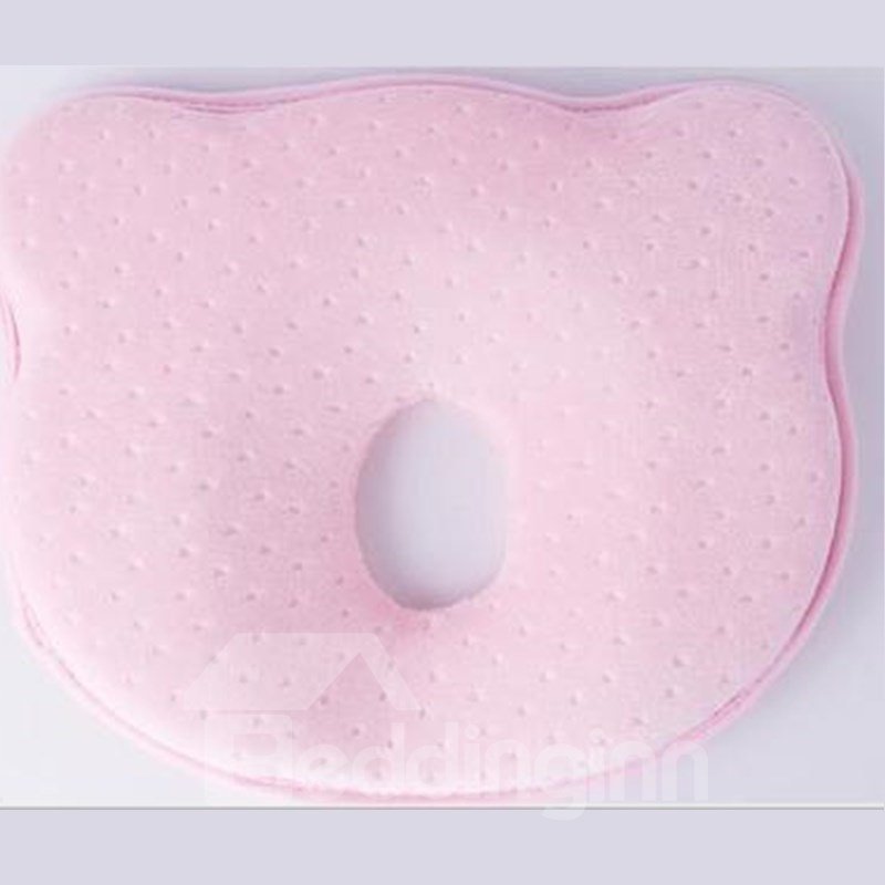 Simple Design Three Colors Option Prevent Flat Head Baby Pillow For Newborn