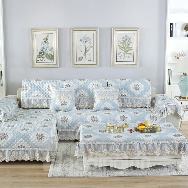 European Style Prevent Stains Wearproof Polyester Sofa Covers