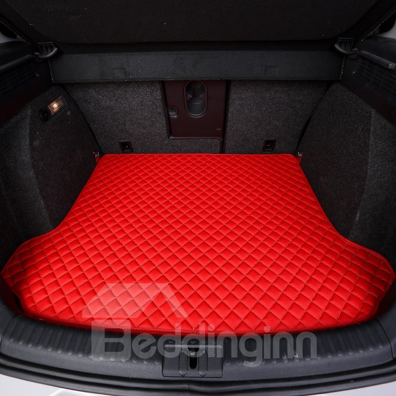 Markantes, wasserdichtes, langlebiges Kofferraumschutz-Kissen in Rot nach Maß 
