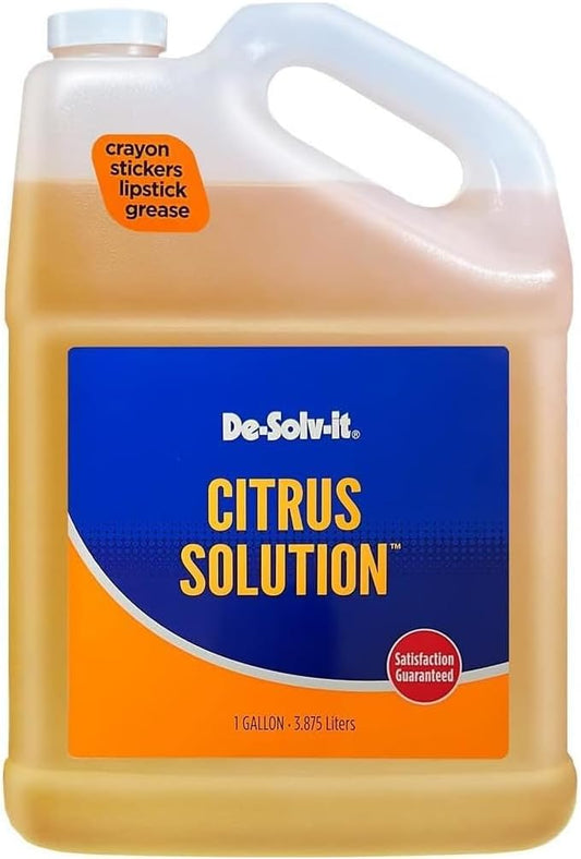 ¡Dessolverlo! De-Solv-it 10362 Contenedor de solución cítrica Orange Sol, 1 galón, 1 paquete 
