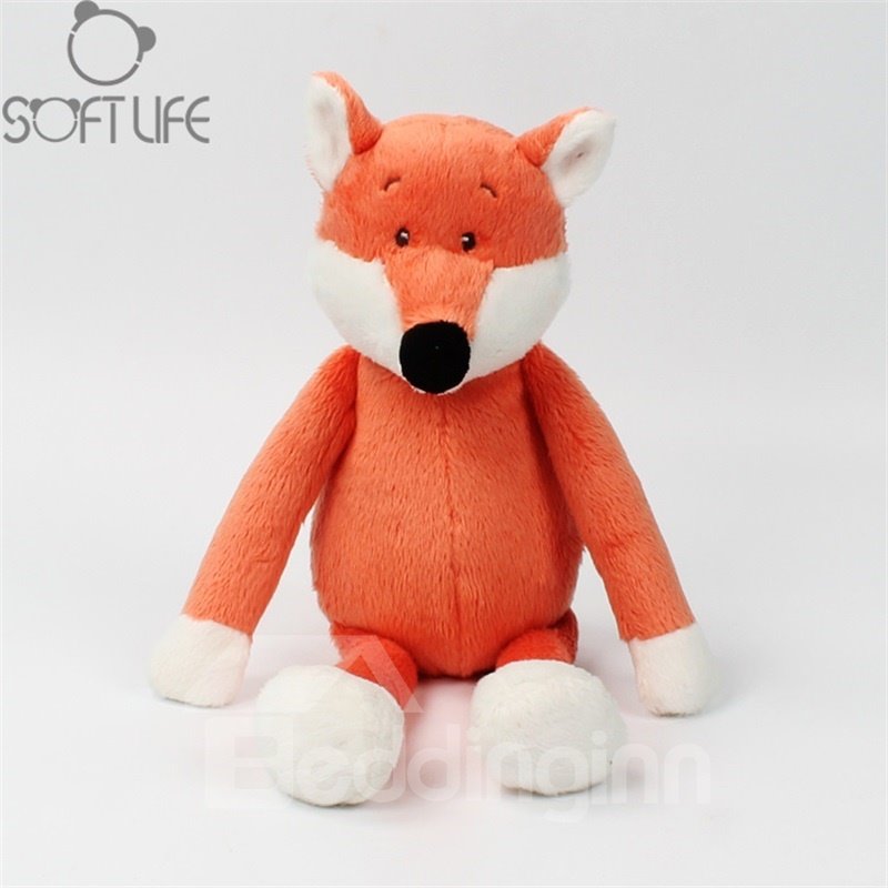 Juguete de almohada reconfortante para dormir de bebé de felpa suave de Red Fox