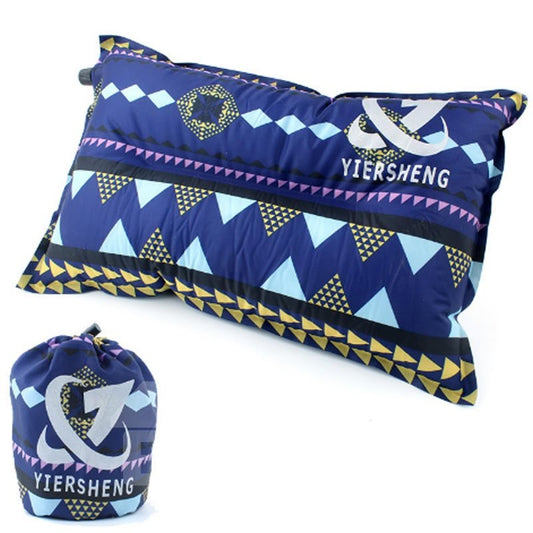 Outdoor Self Folk Style aufblasbares, leichtes Camping-Reisekissen