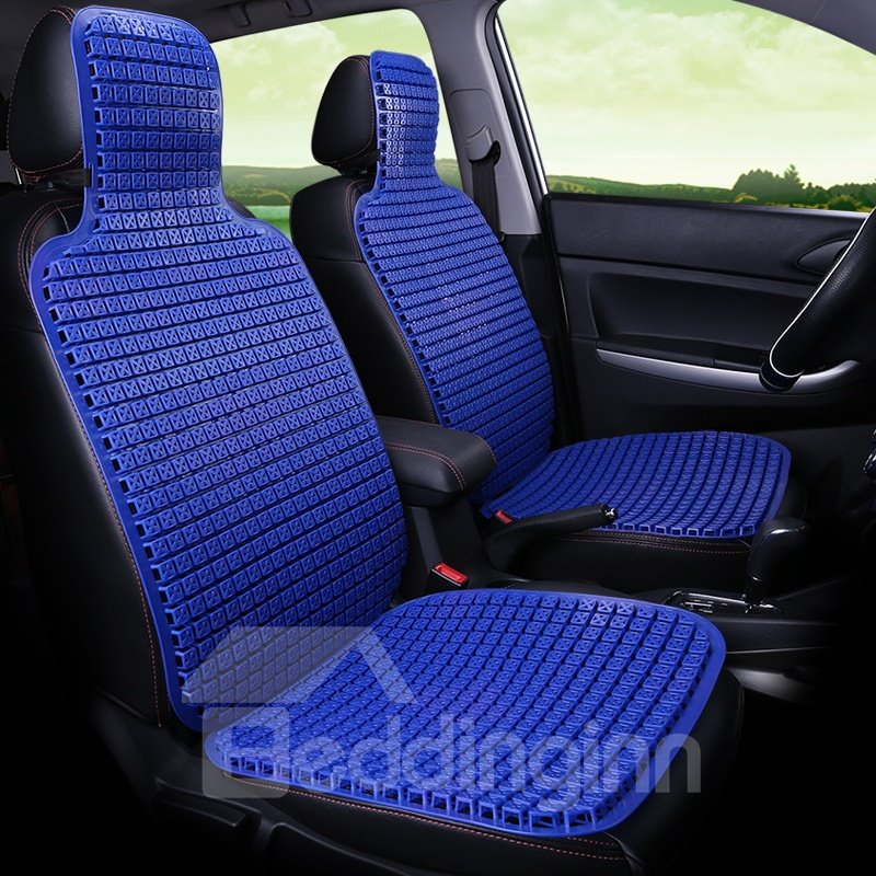 Cool Ice Bead Pure Color Front Single-seat Universal Car Seat Cover