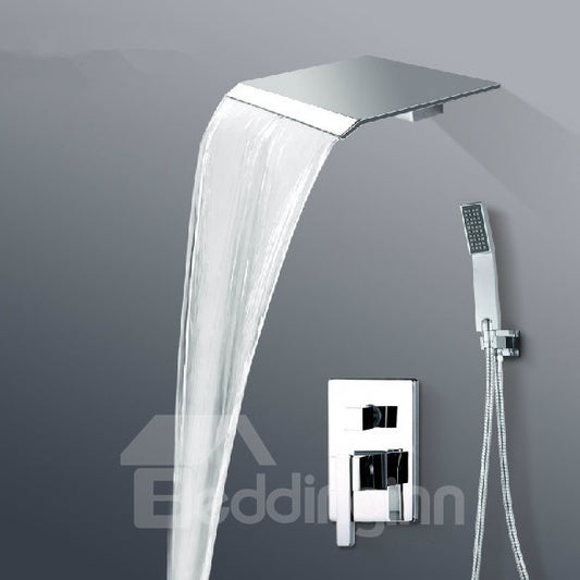 Nueva llegada grifo de cabezal de ducha oculto de cobre puro con mano 