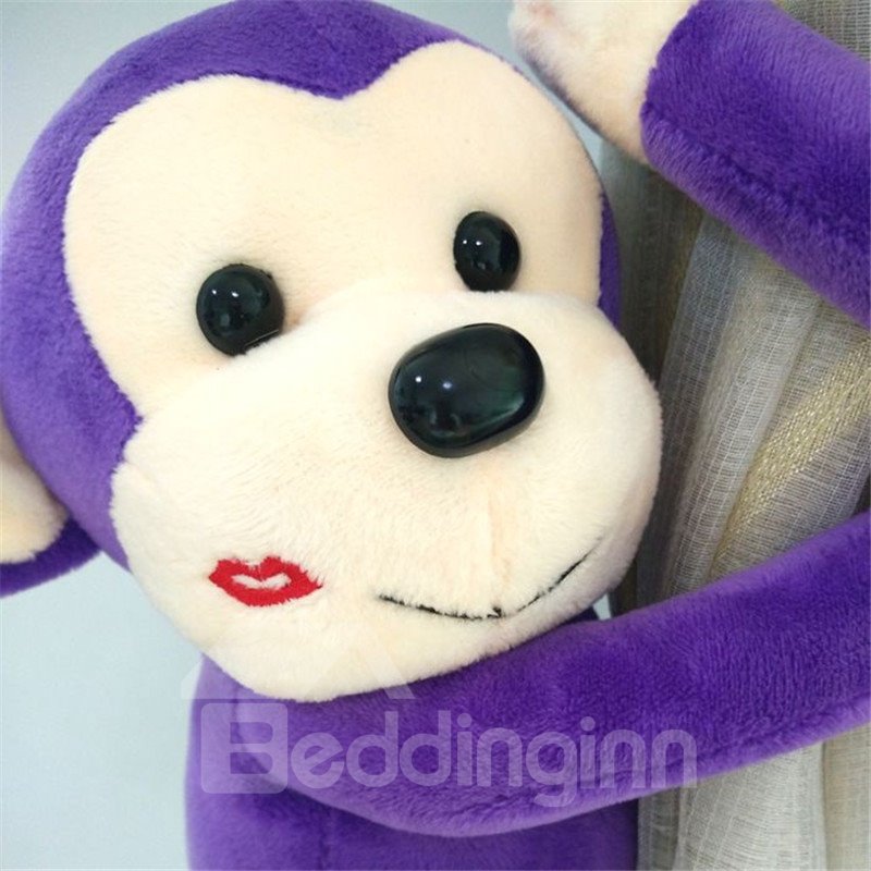 Preciosos y románticos osos de peluche de dibujos animados, un par de alzapaños de cortina