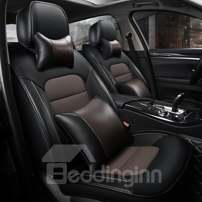 Fundas de asiento de coche personalizadas suaves de cuero de alta calidad, lujosas y de buen gusto 