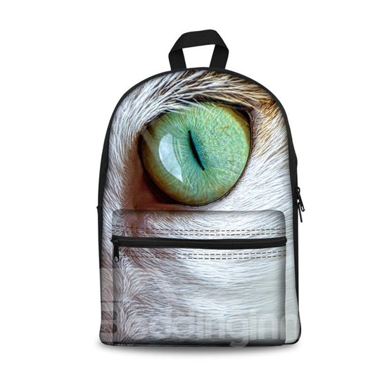 Nuevo Mochila con estampado de ojos grandes de animales en 3D, mochilas escolares, mochilas
