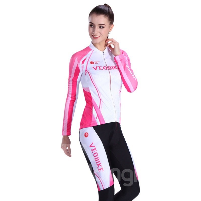 Bright Color Close-fitting Simple Design Cycling Clothing