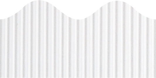 Bordette, PAC37014, dekorative Bordüre, 1/Rolle, weiß, 2,25" x50'