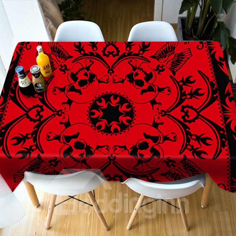Home Decor Vibrant Color Rectangle Waterproof 3D Tablecloth