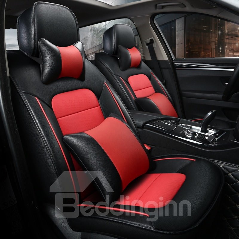 Fundas de asiento de coche personalizadas suaves de cuero de alta calidad, lujosas y de buen gusto 