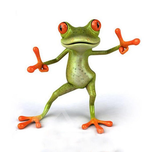 Pegatina para coche El patrón de la rana danzante