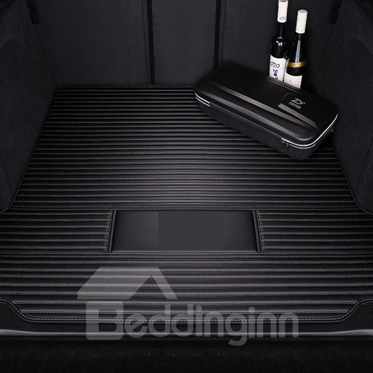 Simple Stripes Pattern Waterproof Car Trunk Mat For Buick