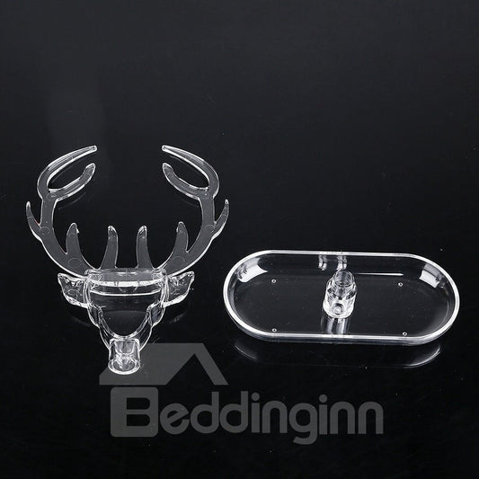 Umweltfreundliches Acrylmaterial, 18,0 x 8,0 x 26,6 cm, kosmetische Aufbewahrungsbox