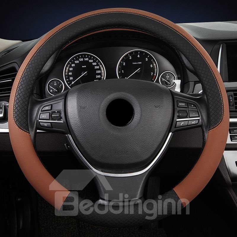 Microfiber Leather Permeability Microfiber Leather Cost-Effective Steering Wheel Cover