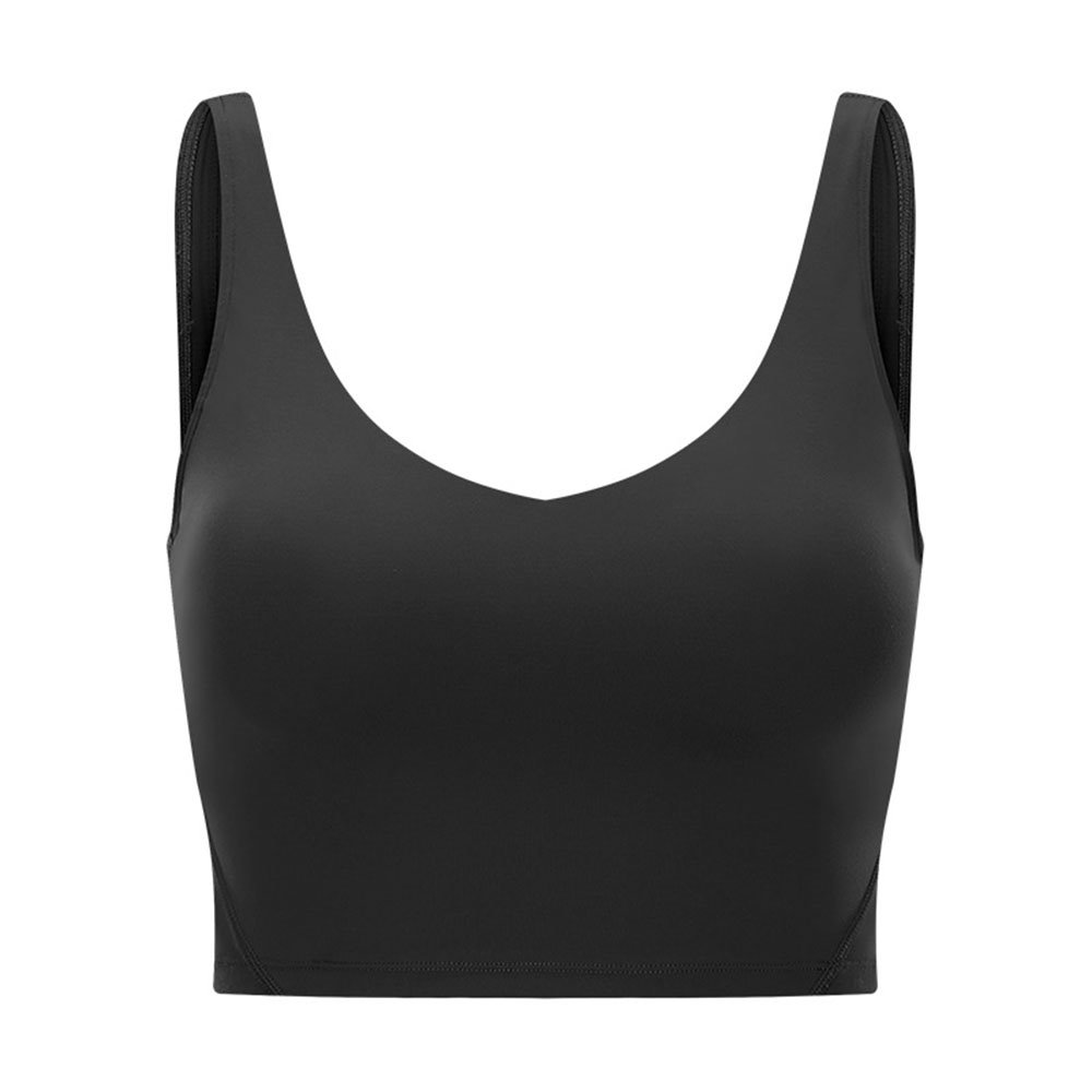 Damen Sport-BH Unterwäsche Yoga tragen Crop Tank Tops Gym Fitness tragen ärmellose Laufweste Shirts Activewear