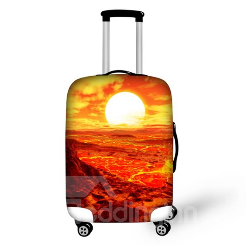 Volcano Sun Waterproof Suitcase Protector for 19 20 21