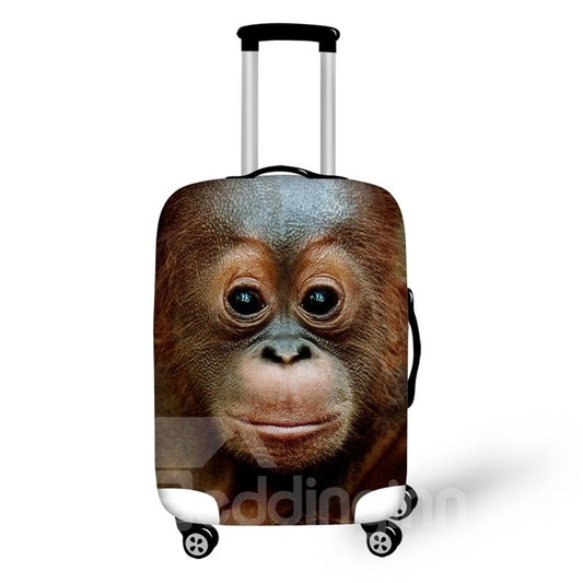 3D Waterproof Pongidae Anti-Scratch Travel Luggage Cover Suitcase