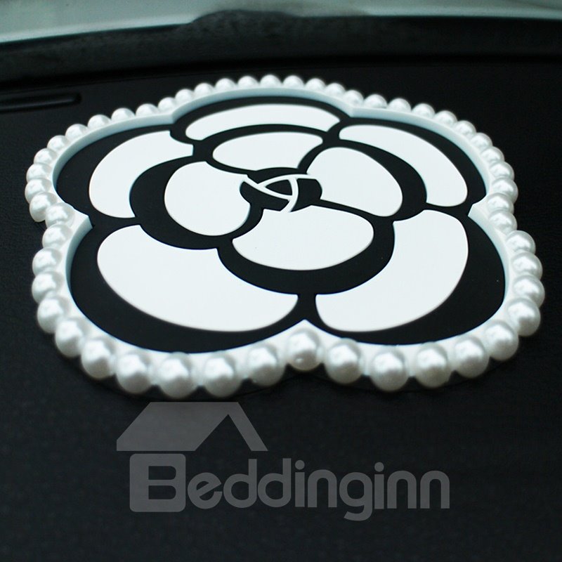 Camellia Car Ornament Anti Slip Mat for Mobile Phone