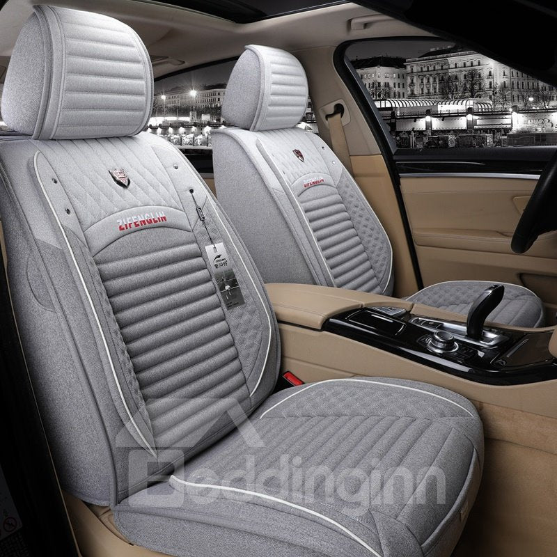 Superior Cool Flax Material F-Series Ram Tacoma Sierra Silverado Colorado Etc Universal Truck Seat Covers