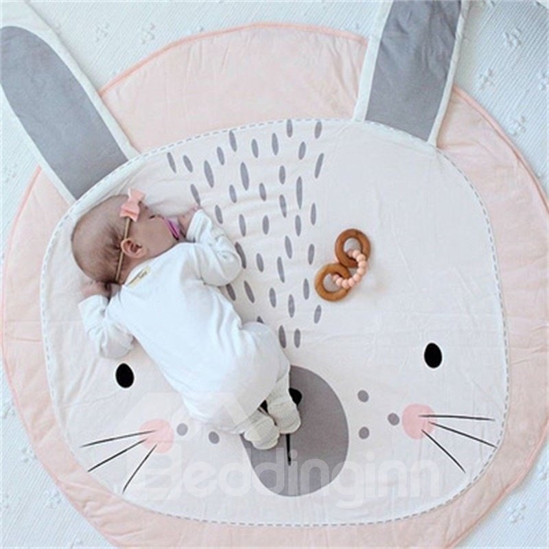 Rabbit Shaped Cotton Baby Play Floor Mat/Crawling Pad