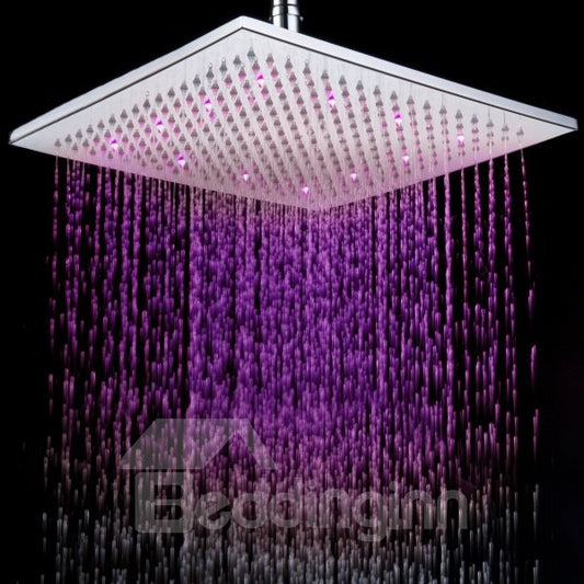 8 Inch Wonderful ABS Shower Head with Color Changing LED Light