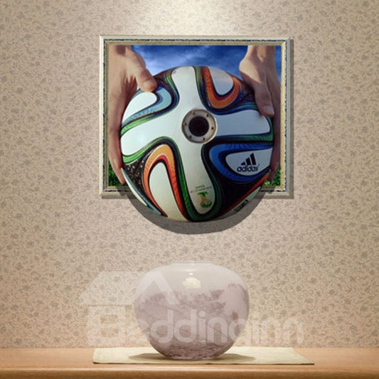 New Arrival Elegant 3D Penalty Kick Wall Sticker