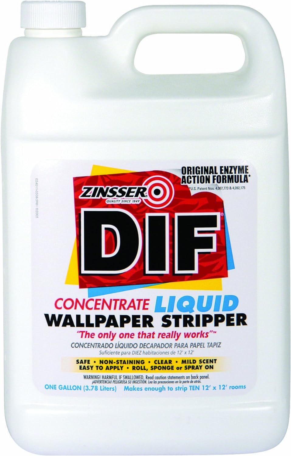 Rust-Oleum 1 Gallone Zinsser 02401 DIF Wallpaper Stripper Concentrate 
