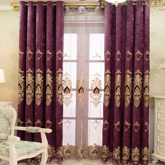 Luxury European Sheer Curtains Window Screening for Living Room Bedroom Decoration Custom 2 Panels Polyester Breathable Voile Drapes No Pilling No Fading No off-lining