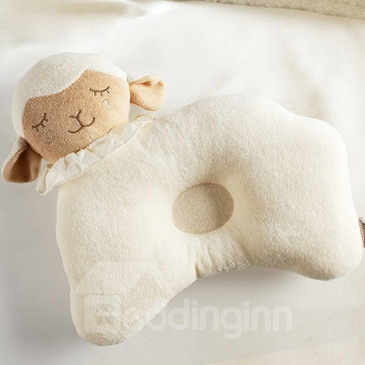 Prevent Flat Head Sheep Shape Cotton Infant Pillow