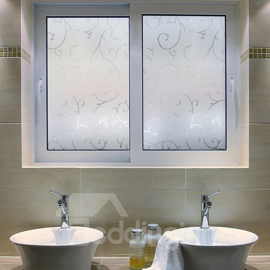 Plain Window Film No-glue Sticker Obscure Glass