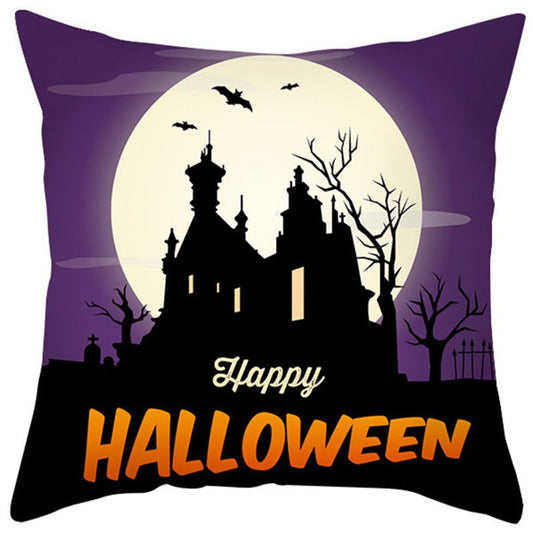 Halloween Pillowcases Square Cushion Cases Bed Sofa Pillowcases 18*18 inches 1 Pack