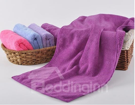 Super Water Absorption Pure Color Thick Towel