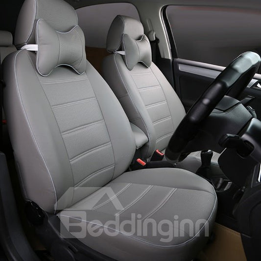 Cubiertas de asiento de carro aptas personalizadas materiales diseñadas clásicas y concisas de la polipiel pura de la PU del color 