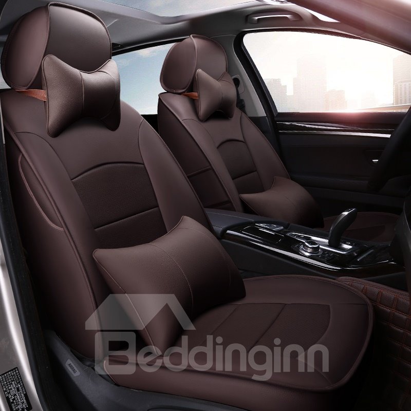 Cubiertas de asiento de carro aptas personalizadas de gran material, lisas, clásicas y lujosas 