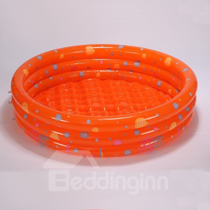 Bañera de SPA de color puro de PVC inflable portátil de forma redonda