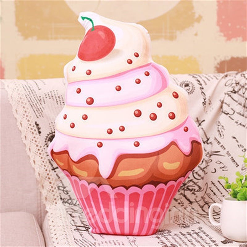 Creative Cute Cupcake Shape Soft and Breathable Plush Baby Toy