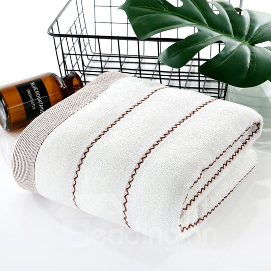 Quick-Dry Rectangular Korean Style Color Block Bath Towel