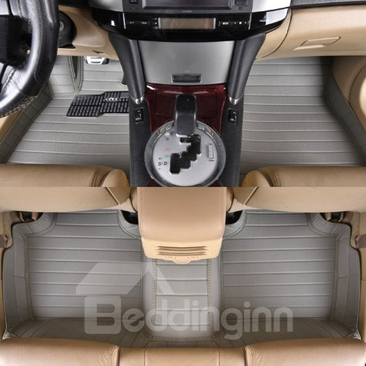 Simple Style Luxury Design With High-Grade PVC Leather Custom Fit Car Floor Mats