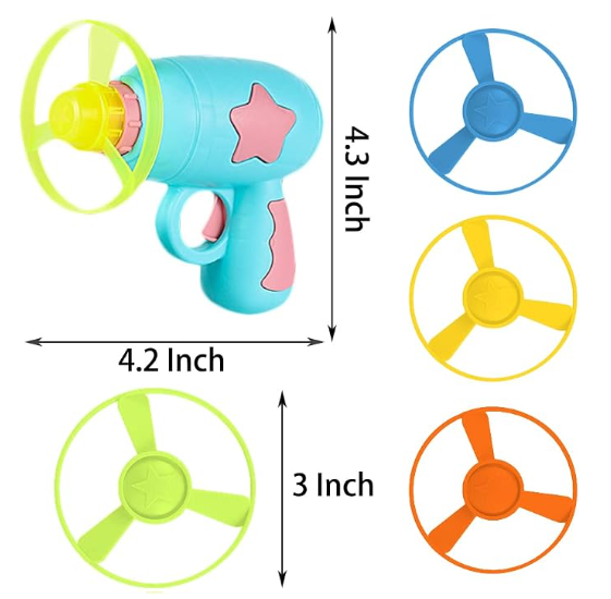 15 Pieces Cat Fetch Toy with Colorful Flying Propellers Set, Cat Playing Tracking Interactive Toys for Kitten Chasing Training Hunting