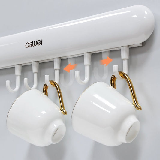 Wall Hooks  Clothes Hats Traceless Hook Hole-free Shelving Towel Rack for Bathroom Bedroom or Kitchen Decor Strong Adhesive Bearing on The Wall