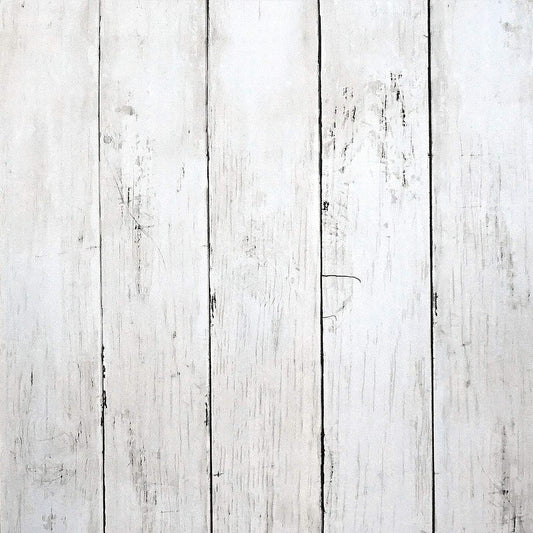 CiCiwind Tapete zum Abziehen und Aufkleben, weiße Holztapete, weiße Holztapete, abnehmbare Vintage-Holzbrett-Tapete, selbstklebende dekorative Wandverkleidung, Vinylfolie, Regal, Schublade, 78,7 x 17,7 Zoll