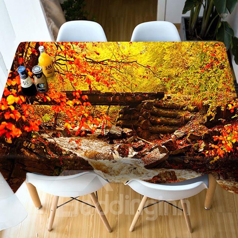 Parties&Picnics European Style Vivid Color 3D Tablecloth