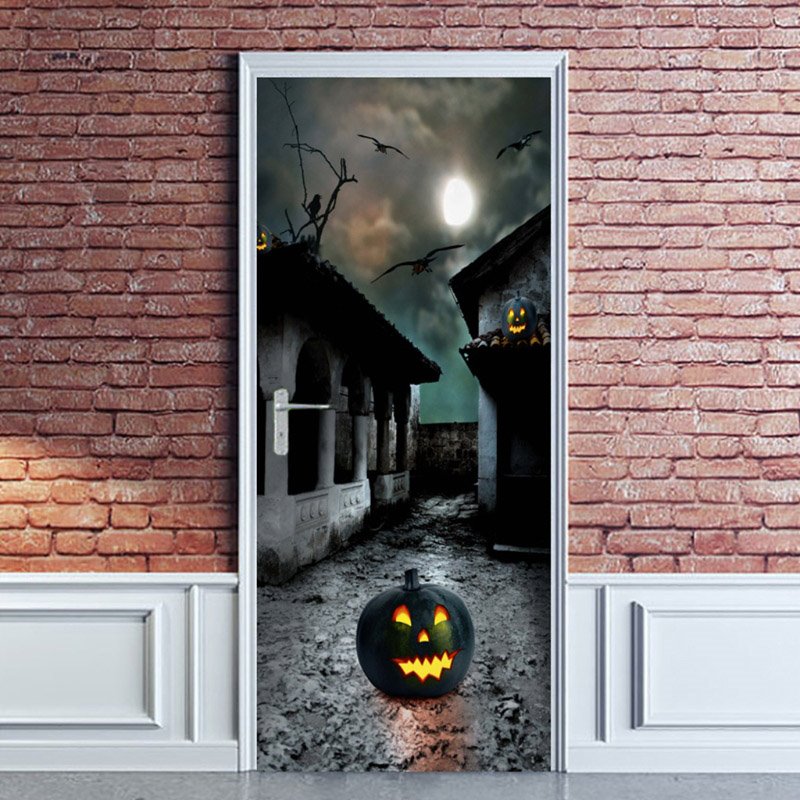 Halloween Creative Wall Stickers Wall Decorations PVC not fade Waterproof Removable