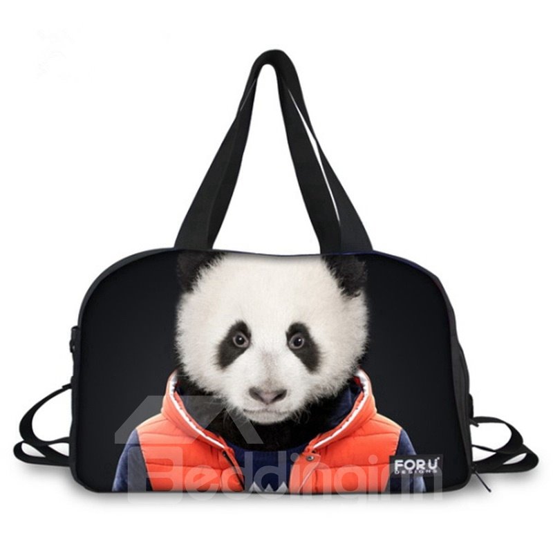 Vivid Panda Sir Pattern 3D bemalte Reisetasche