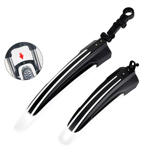 Guardabarros Guardabarros para Bicicleta Bicicleta De Montaña Todo Incluido De 26 Pulgadas General Delantero Y Trasero A Prueba De Lluvia Deflector De Azulejos De Barro Colección De Accesorios para Bicicletas