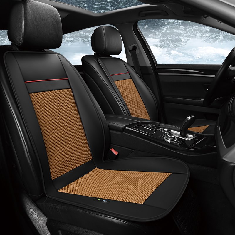 Simple Style Design With Internal Cooling System Universal Car Seat Cover Mat Single Piece