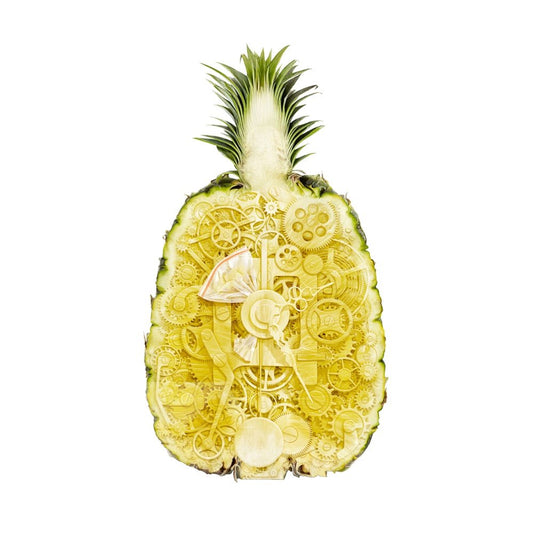 3D-Ananas-Sommermuster, abnehmbare Mauspad-Schreibtischaufkleber